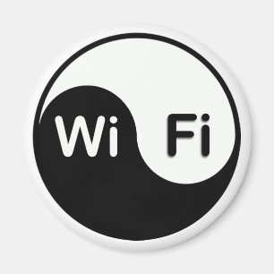 Íman Botão do ímã de Yin Yang Wi-Fi