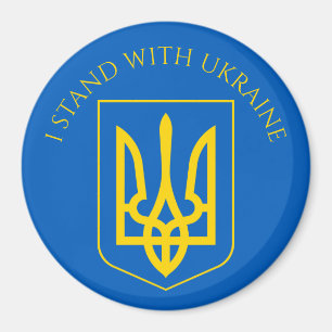 Íman botão emblem ukraine