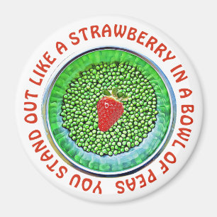 Íman Botão inspirador Flirty bonito