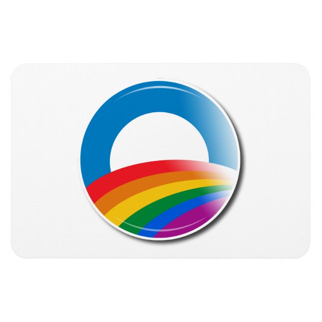 Íman Botão Obama Pride (Horizontal)