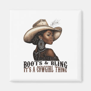 Íman Botas e Brilho É Coisa de Cowgirl Western Country