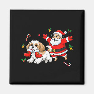 Íman Botas engraçadas de Natal do Papai Noel para mulhe