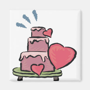 Íman Botes de Bolo de Casamento