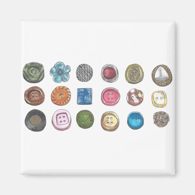 Íman Botões (Frente)