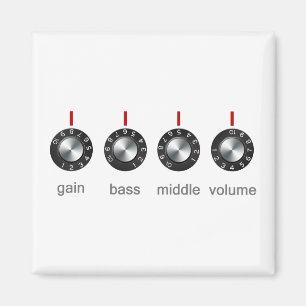 Íman Botões Amp De Violão