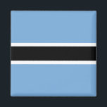 Íman Botsuana<br><div class="desc">Quer que todos saibam que você representa Botswana? Mostre o seu orgulho nacional com esta bandeira do produto mundial. Este item exibe uma bandeira mundial com a bandeira de Botswana. Visite o Poster do World Flags em https://www.zazzle.com/worldflagsposter para mais produtos com bandeiras e faixas em todo o mundo.</div>
