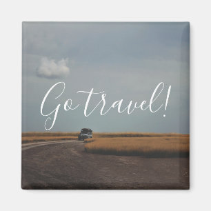 Íman Botsuana Makgadikgadi Salt Pans Go Viagem Magnet