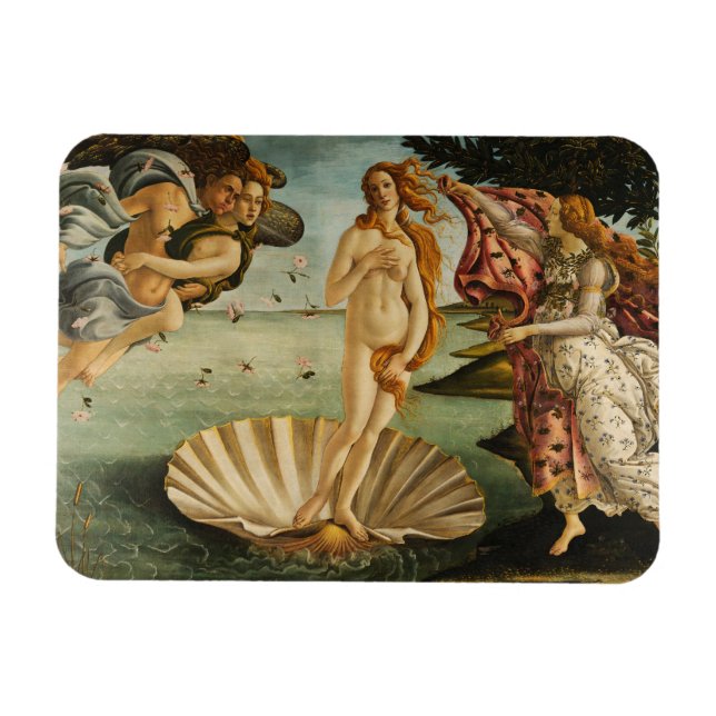 Íman Botticelli O Nascimento de Vênus Magnet (Horizontal)