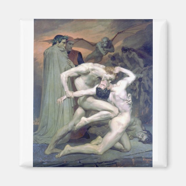 Íman Bouguereau - Dante et Virgile au Enfers (Frente)