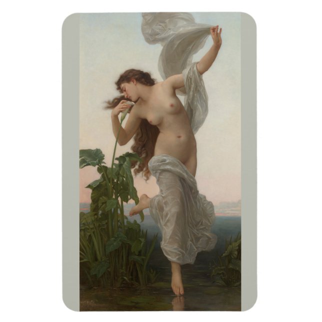 Íman Bouguereau Dawn L’Aurore CC0876 Arte de geladeira (Vertical)