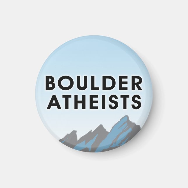 Íman Boulder Atheists Logo Magnet (Frente)