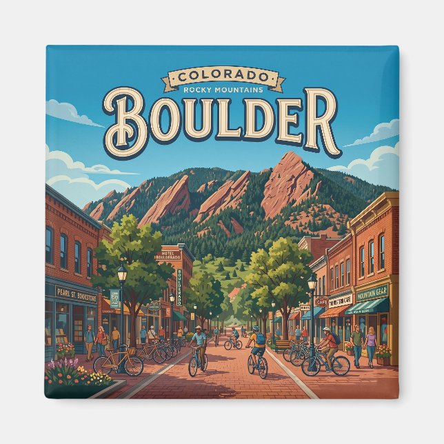 Íman Boulder, Colorado (Frente)