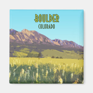 Íman Boulder Colorado Flatirons Mounters Vintage