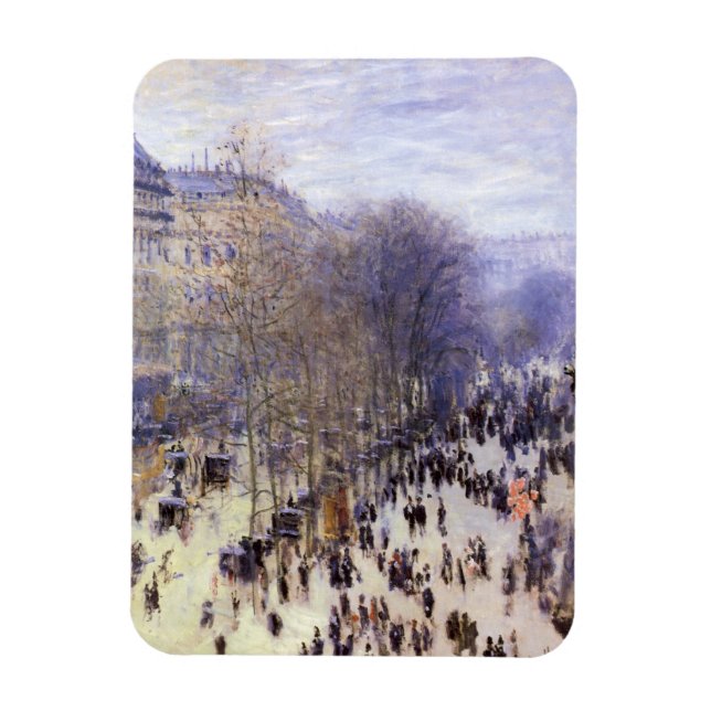 Íman Boulevard des Capucines, por Claude Monet, Belas A (Vertical)
