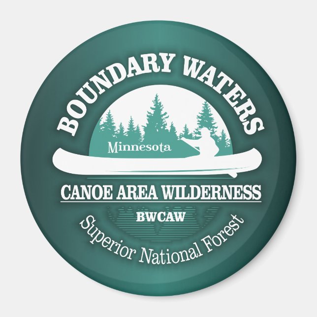 Íman Boundary Waters Canoe Trail Wilderness (Frente)