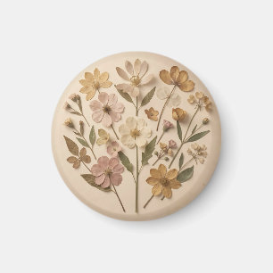 Íman Bouquet Botânico de Flores Silvestres Prensadas Vi