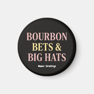 Íman Bourbon Bets & Big Hats Clube Social Retrô Cavalos