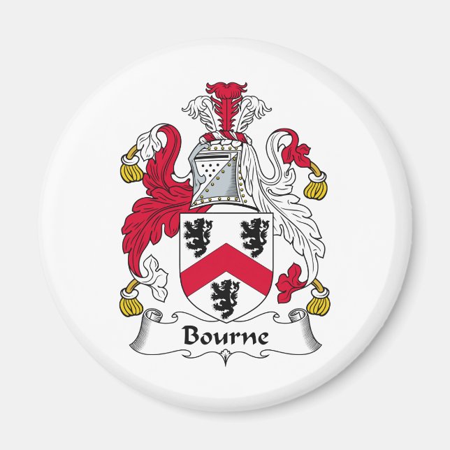 Íman Bourne Family Crest (Frente)
