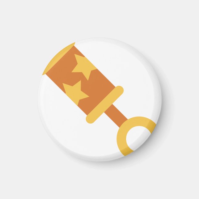 Íman Bovinos de bebê laranja (Frente)