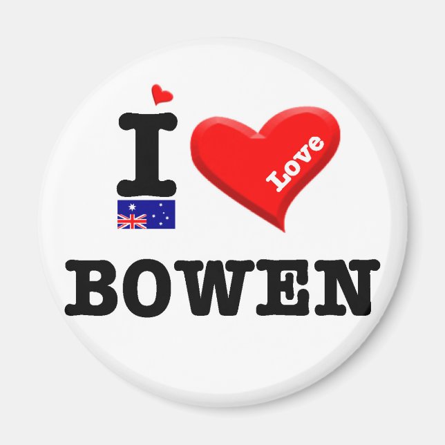 Íman BOWEN - Eu Amo (Frente)