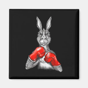Íman Boxe Engraçado Roger - Humor Esporte Canguru