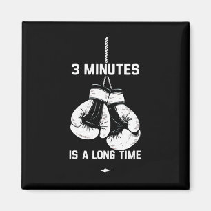 Íman Boxe Kickboxing Boxeador 3 Minutos É Um Longo Temp
