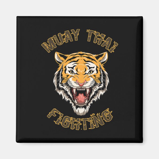 Íman Boxe Tailandesa e Kickboxing Tiger (Frente)