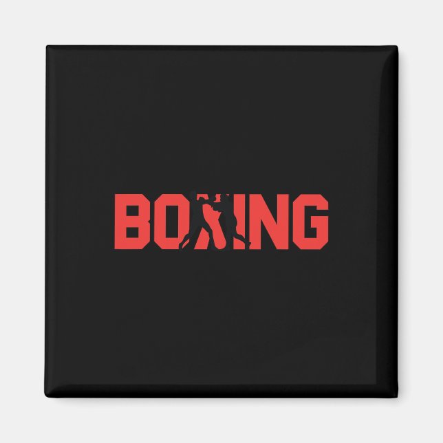 Íman Boxer de Parceiro de Disparo de Presente de Boxing (Frente)