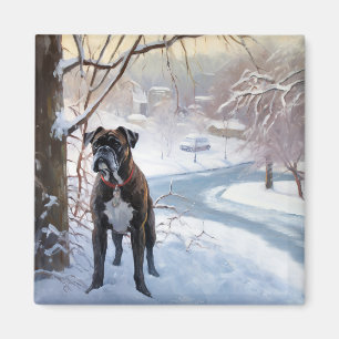 Íman Boxer Deixe-o nevar no Natal