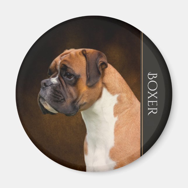 Íman Boxer Dog Magnet (Frente)
