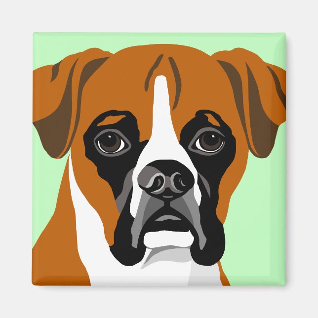 Íman Boxer Dog Magnets (Frente)