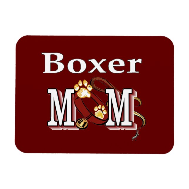 Íman Boxer Dog MOM (Horizontal)