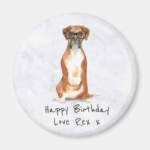 Íman Boxer Dog Personalizado Magnet