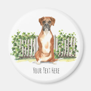 Íman Boxer Dog Personalizado Magnet