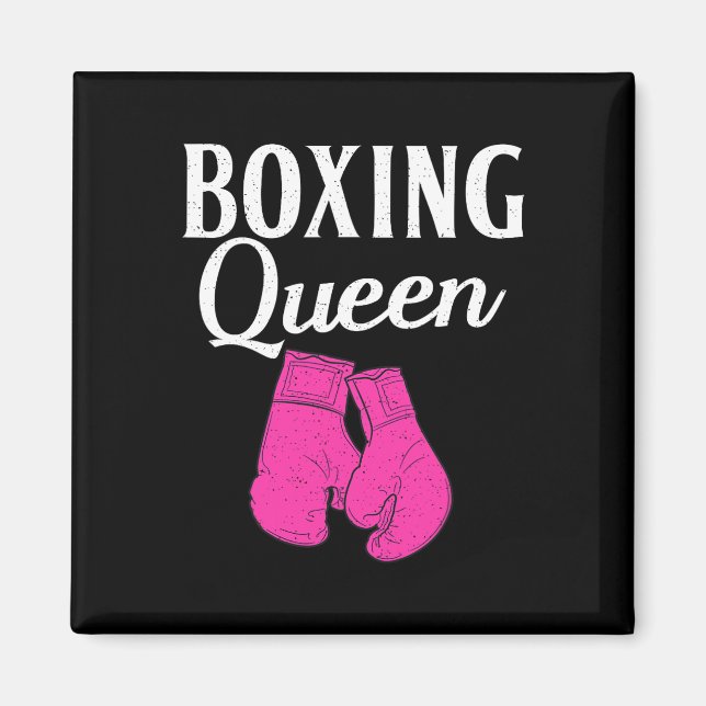 Íman Boxer Queen Sport Fighting Boxer (Frente)