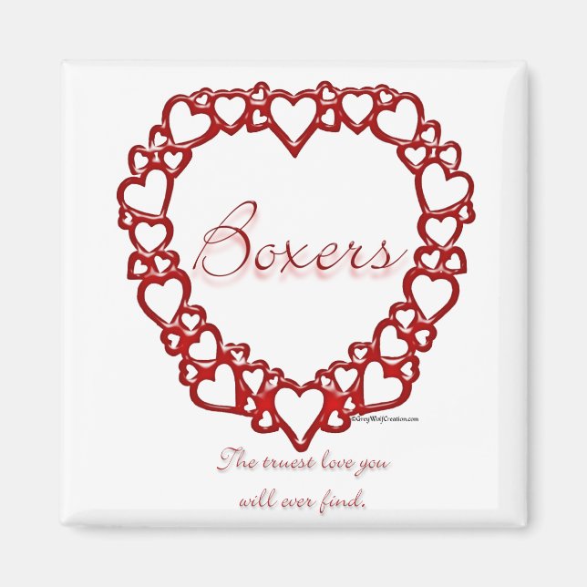 Íman Boxer True Love (Frente)