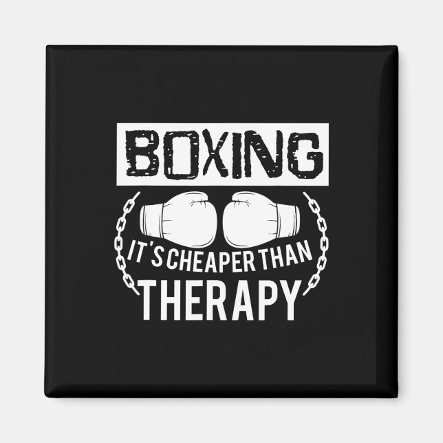 Íman Boxin Engraçado Melhor Do Que Luvas De Terapia Ama (Frente)