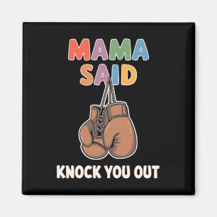 Íman Boxin Kickboxing Mama Disse Knock U Fighting S