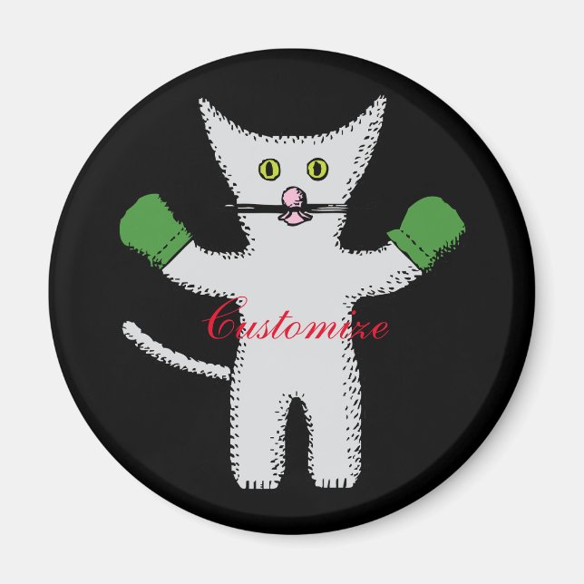 Íman Boxin Kitten com Mittens Thunder_Cove (Frente)