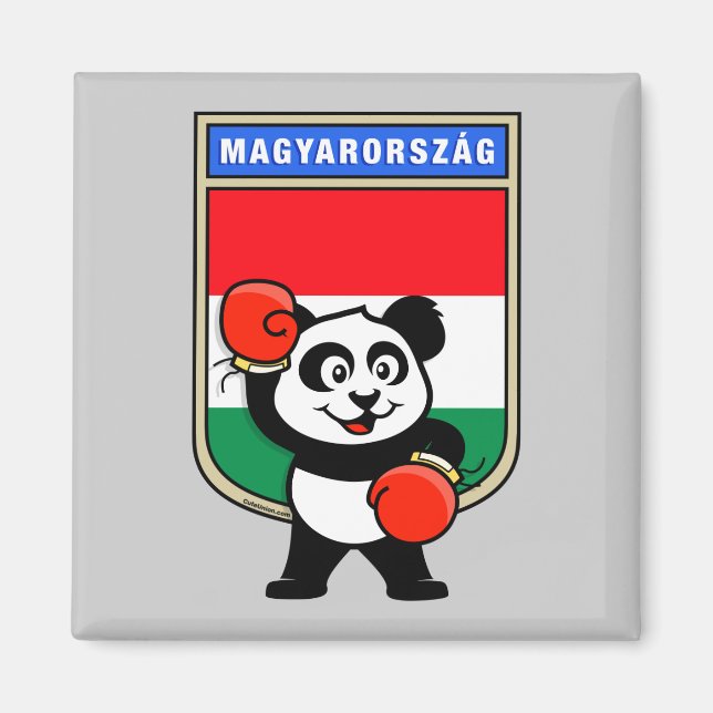 Íman Boxing Hungary Panda (Frente)