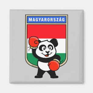 Íman Boxing Hungria Panda