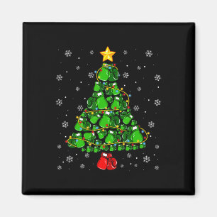 Íman Boxing Natal Sports Lover Xmas Tree Lights Paj