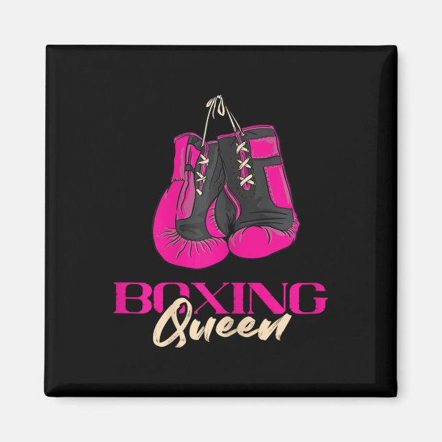 Íman Boxing Queen Kickboxer in a box Luvas Boxing Bo (Frente)