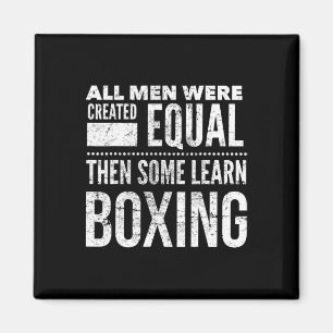 Íman Boxingando Homens Engraçados Declaração De Boxer P