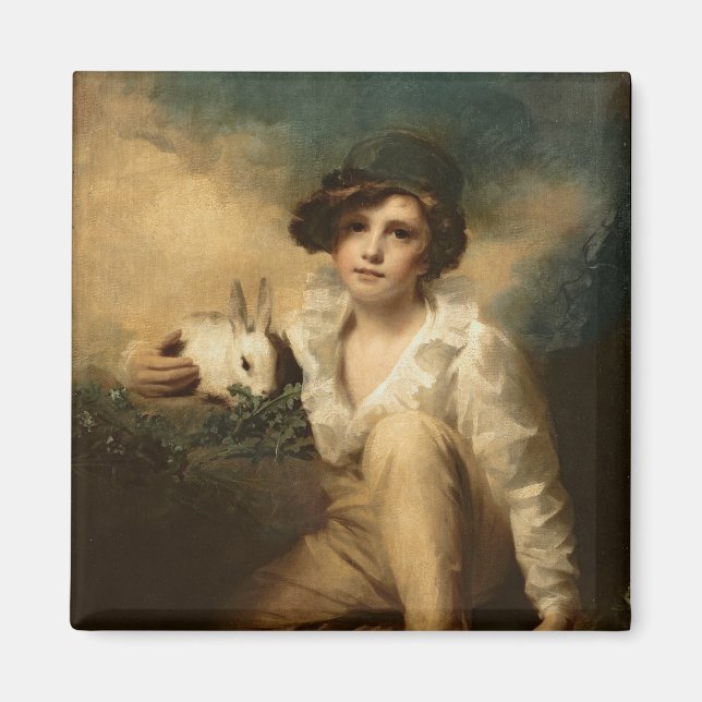 Íman Boy and Rabbit, c.1814 (Frente)