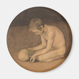 Íman Boy with Skull (por Magnus Enckell)