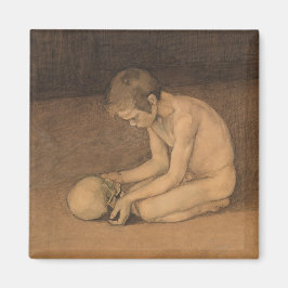 Íman Boy with Skull (por Magnus Enckell)