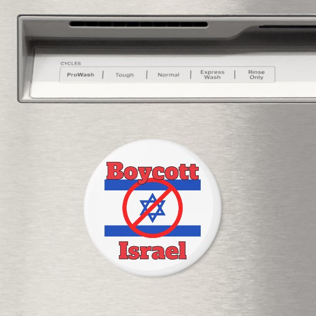 Íman Boycott Israel Magnet (In Situ (Dishwasher))