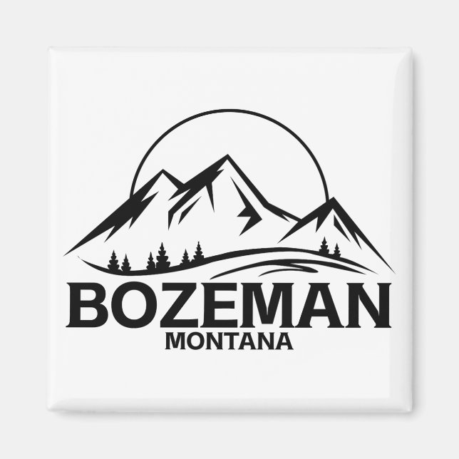 Íman Bozeman, Montana (Frente)