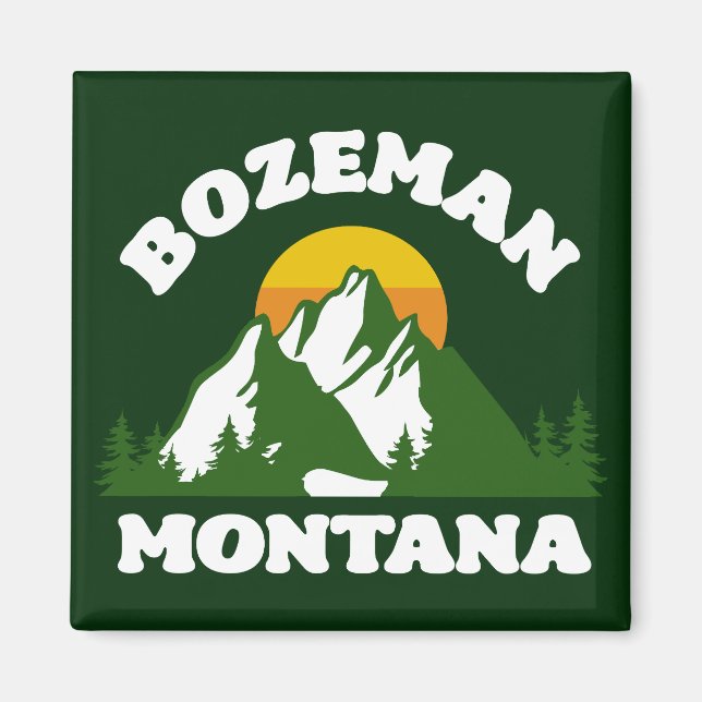 Íman Bozeman, Montana (Frente)